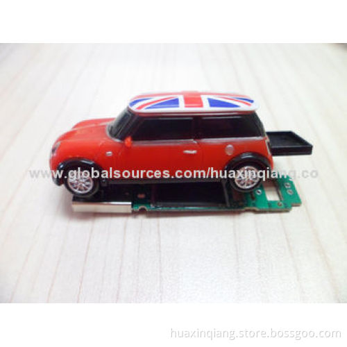 Car-shaped USB Card, 128MB to 64GB Capacity, 5-year Warranty
